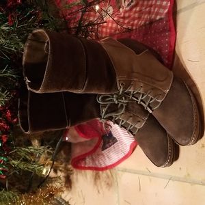 Antelope Leather Lace up Boots size 39